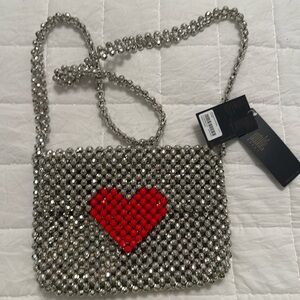 Forever 21 heart bag. New with tags.